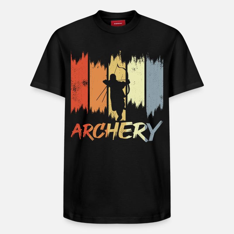 Archerie - T-shirt unisexe décontracté en coton Supima – de SPREAD - noir