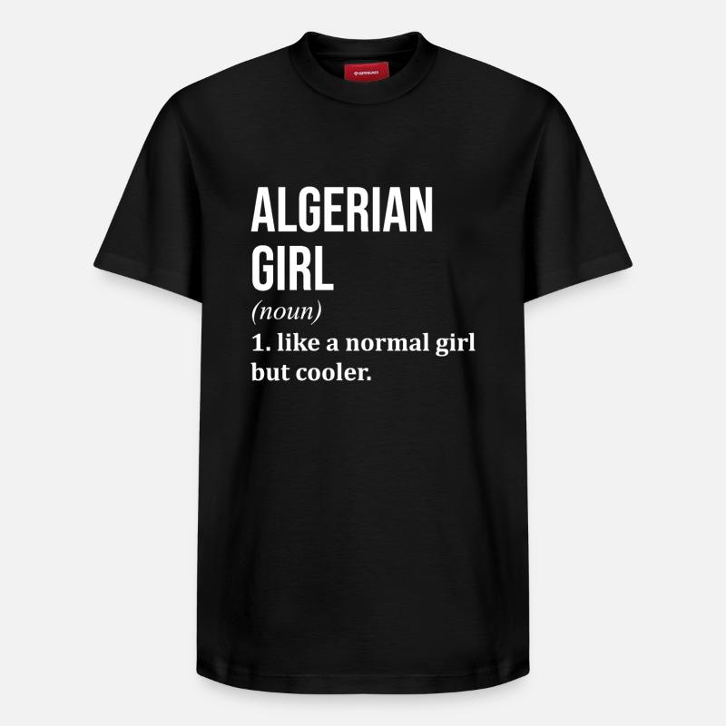 Algeria - Relaxed Unisex Supima Cotton T-Shirt – by SPREAD - black