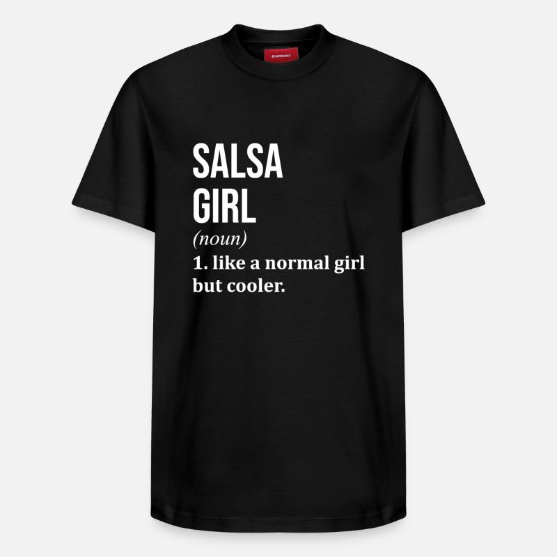 Salsa - Relaxed Unisex Supima Cotton T-Shirt – by SPREAD - black