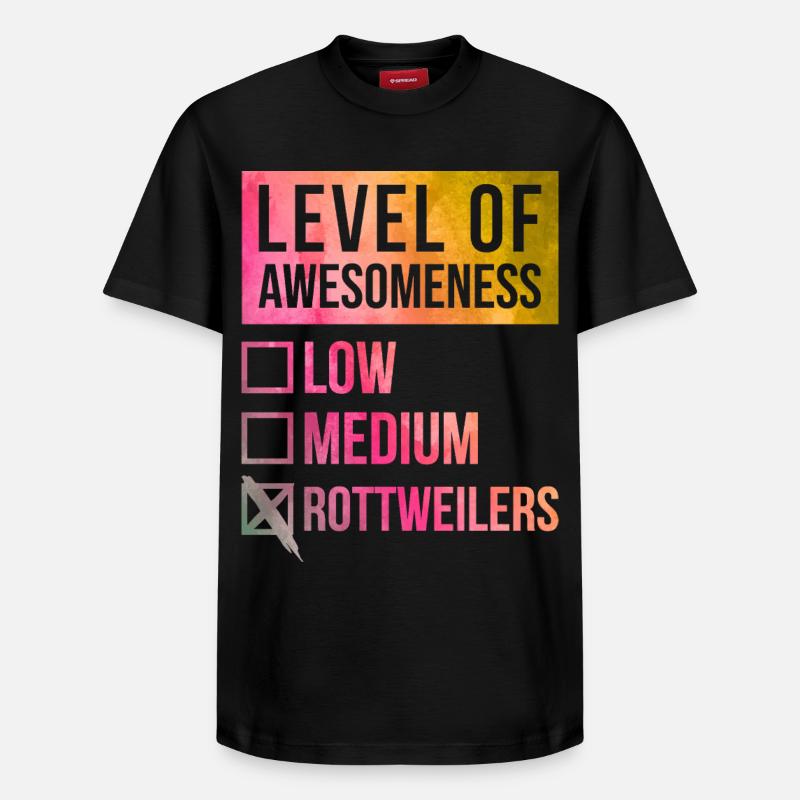 Rottweiler - Relaxed Unisex Supima Cotton T-Shirt – by SPREAD - black