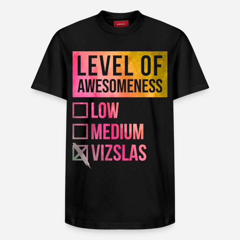 Vizsla - T-shirt unisexe décontracté en coton Supima – de SPREAD - noir