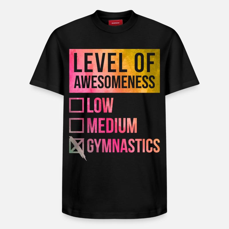 Gymnastics - Relaxed Unisex Supima Cotton T-Shirt – by SPREAD - black
