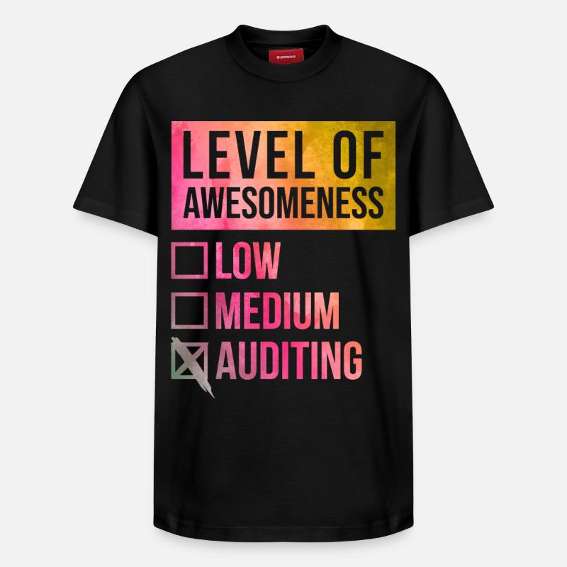 Auditing - Relaxed Unisex Supima Cotton T-Shirt – by SPREAD - black