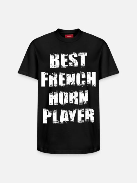 Bester Waldhornspieler - Relaxed Unisex Supima Cotton T-Shirt – von SPREAD - Schwarz