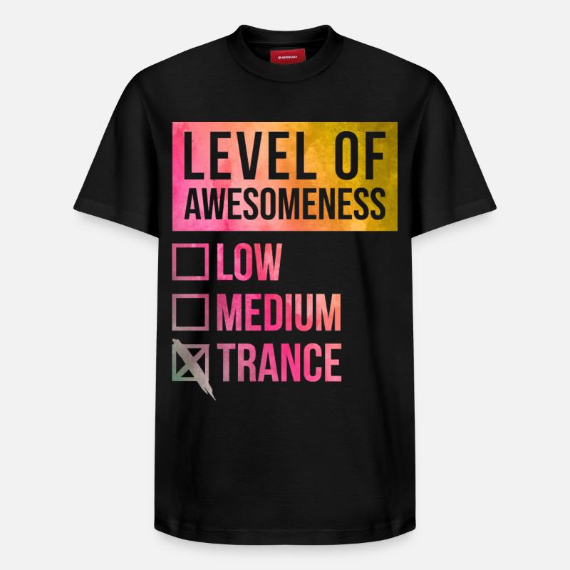 Trance - Relaxed Unisex Supima Cotton T-Shirt – by SPREAD - black