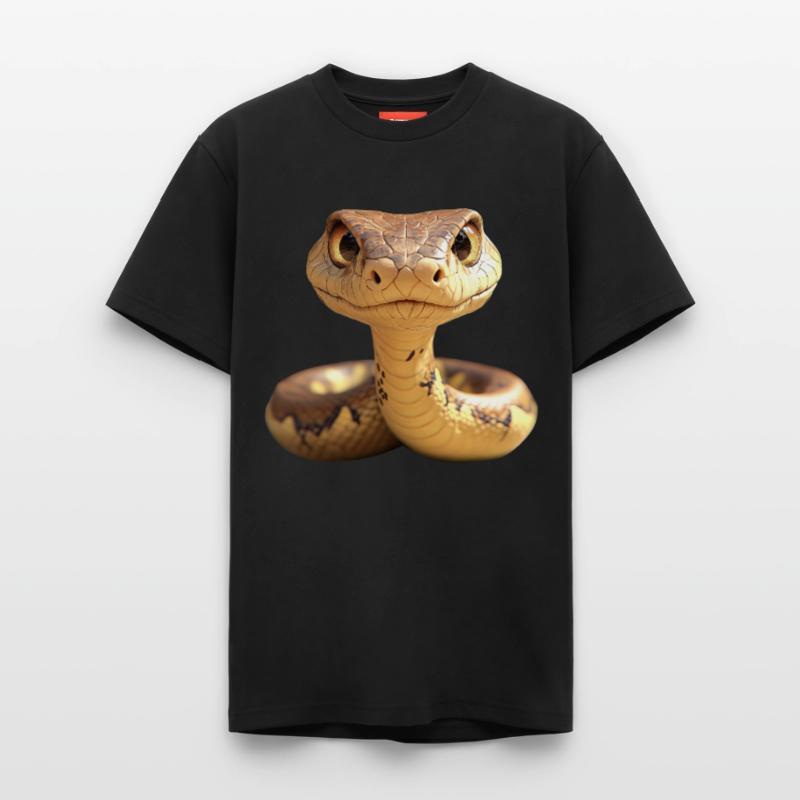 Snake Python Cobra Mamba Rattlesnake Snake Relaxed Unisex Supima Cotton T-Shirt – by SPREAD