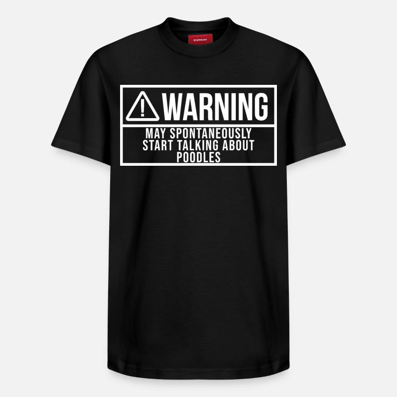 Caniche - T-shirt unisexe décontracté en coton Supima – de SPREAD - noir