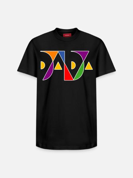 DADA ist bunt! - Relaxed Unisex Supima Cotton T-Shirt – von SPREAD - Schwarz