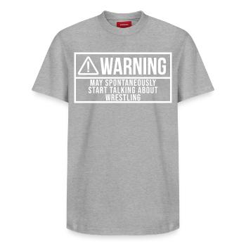 Ringen - Relaxed Unisex Supima Cotton T-Shirt – von SPREAD - Grau meliert - Vorne - AI Model Female 172 dark (172cm) & AI Model Male 185 dark (185cm)