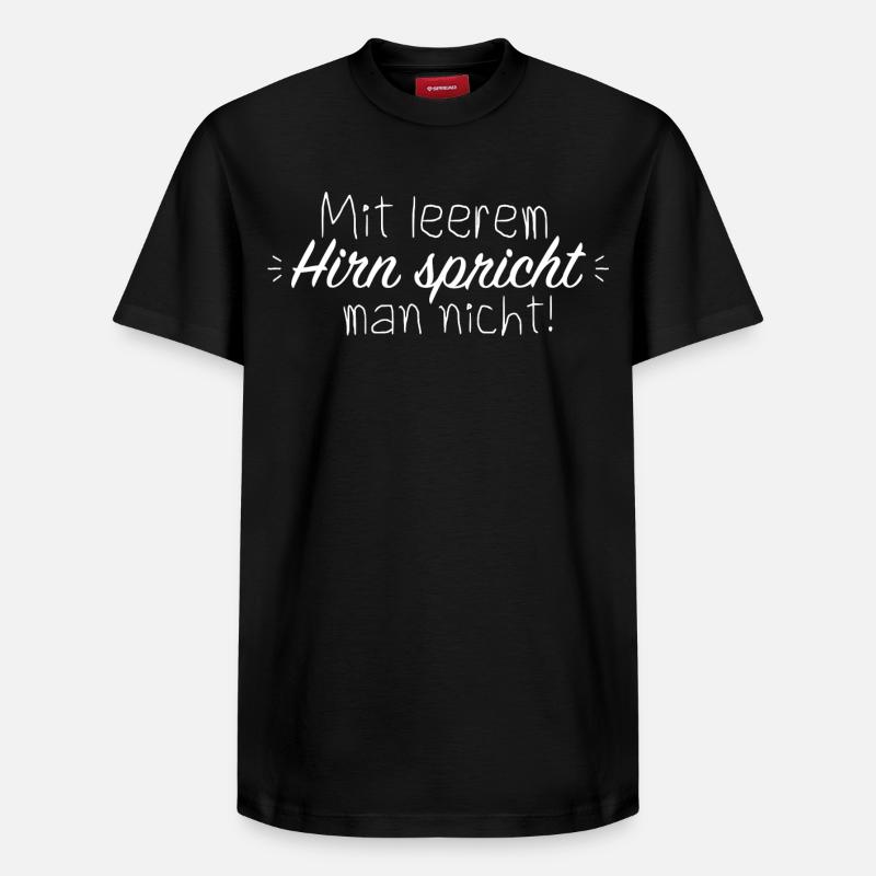 muet - T-shirt unisexe décontracté en coton Supima – de SPREAD - noir