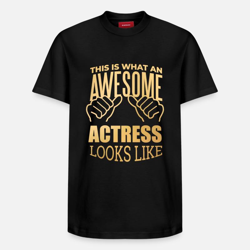 Schauspielerin - Relaxed Unisex Supima Cotton T-Shirt – von SPREAD - Schwarz