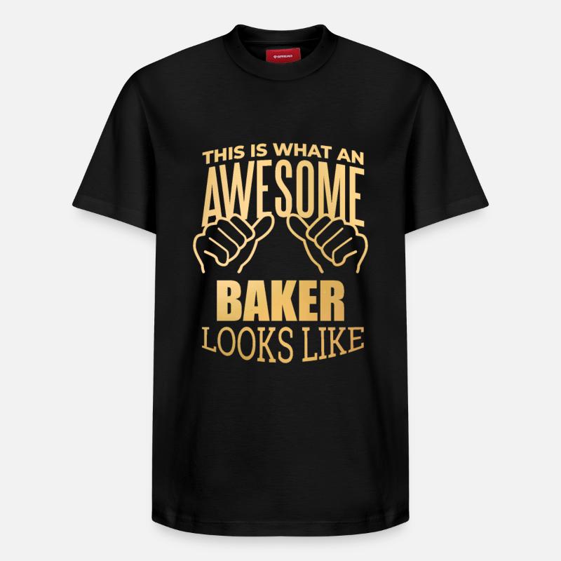 Backen - Relaxed Unisex Supima Cotton T-Shirt – von SPREAD - Schwarz