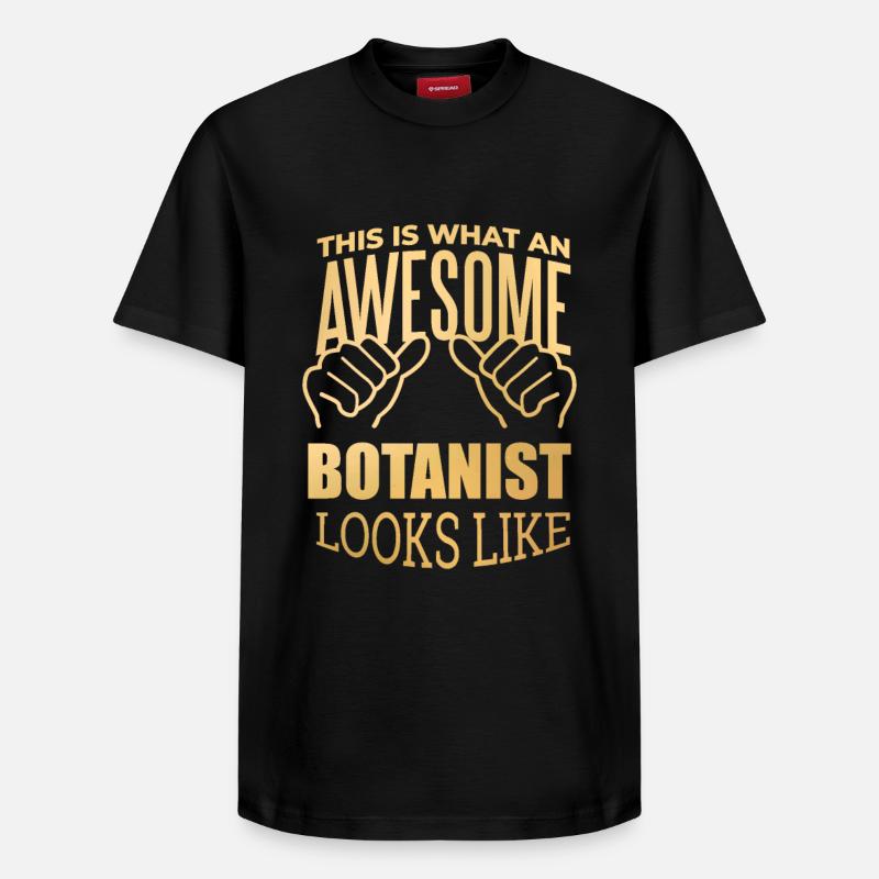 Botanik - Relaxed Unisex Supima Cotton T-Shirt – von SPREAD - Schwarz