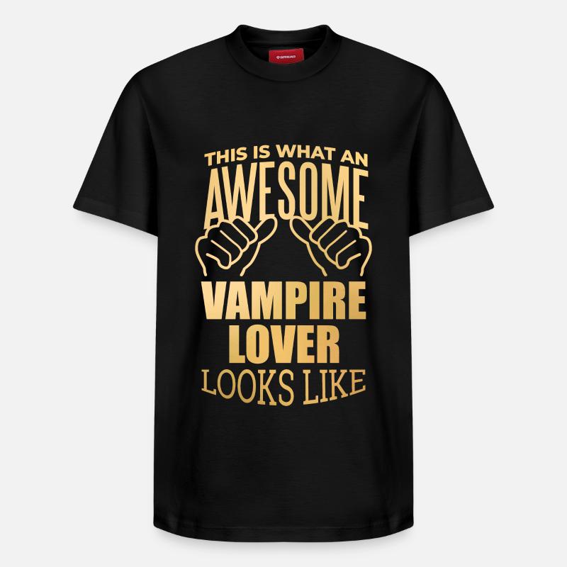 Vampire - Relaxed Unisex Supima Cotton T-Shirt – by SPREAD - black
