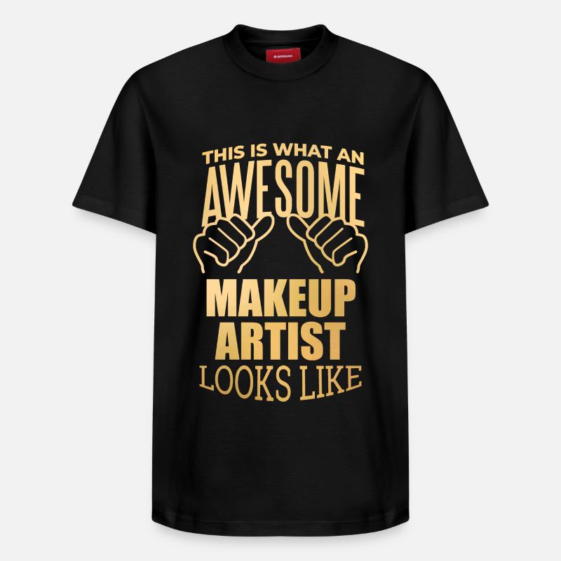 Makeup - Relaxed Unisex Supima Cotton T-Shirt – by SPREAD - black