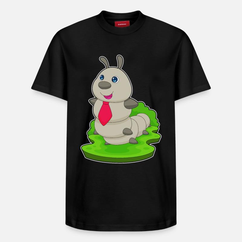 Cravate Caterpillar Gentleman - T-shirt unisexe décontracté en coton Supima – de SPREAD - noir