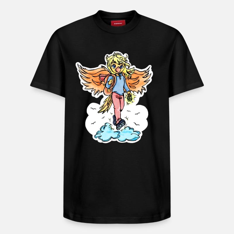 Cloud migration - Relaxed Unisex Supima Cotton T-Shirt – by SPREAD - black