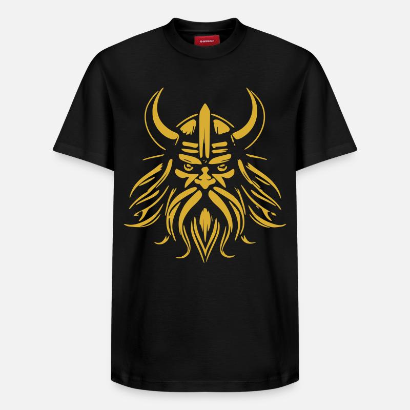 viking - Relaxed Unisex Supima Cotton T-Shirt – by SPREAD - black