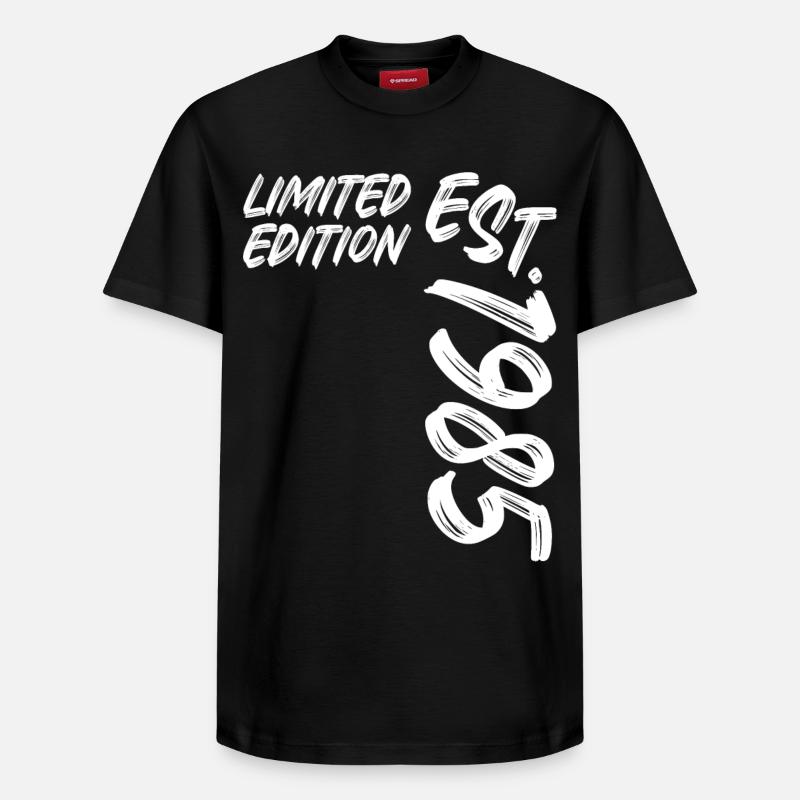 Édition limitée Est. 1985 - T-shirt unisexe décontracté en coton Supima – de SPREAD - noir