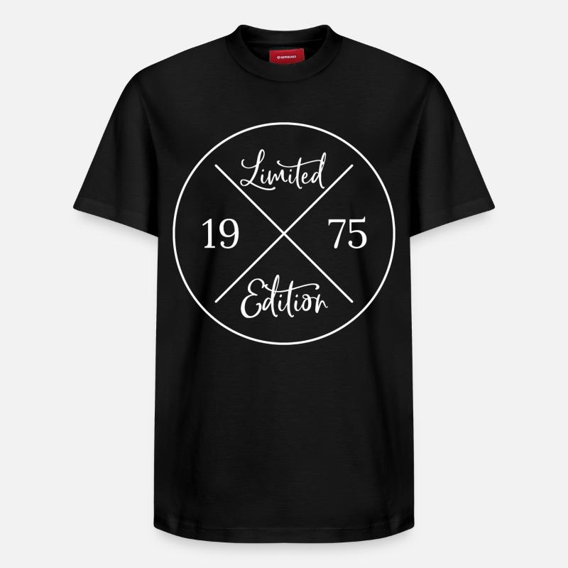 Edition limitée 1975 - T-shirt unisexe décontracté en coton Supima – de SPREAD - noir