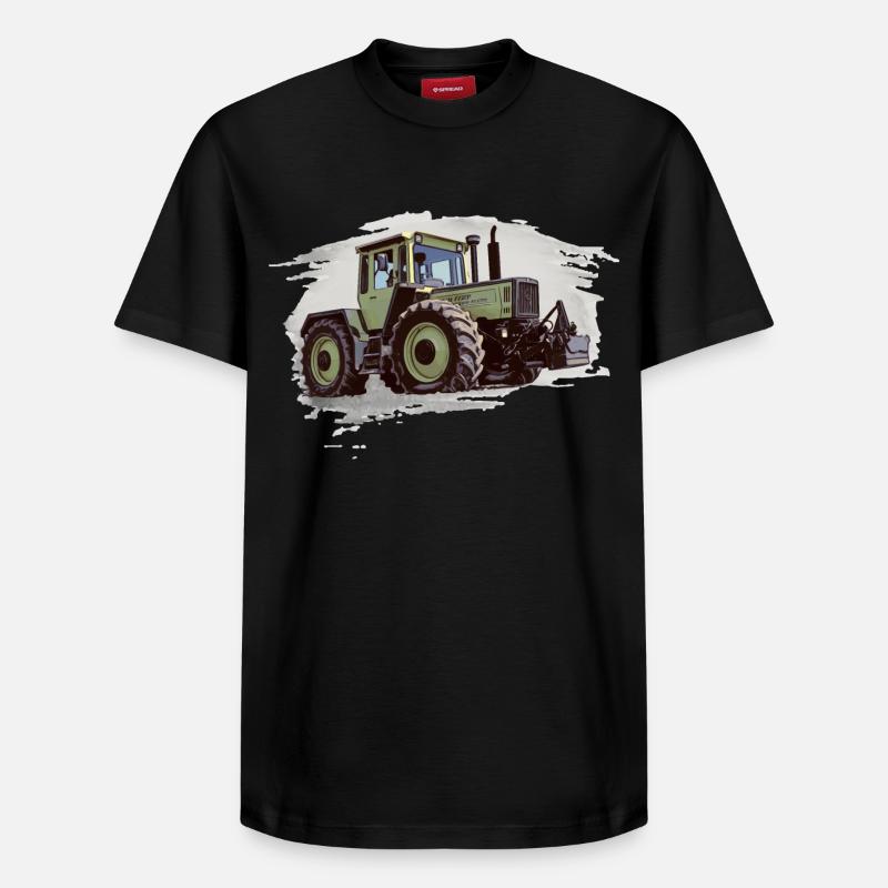 MB-trac 1300 avec poids - T-shirt unisexe décontracté en coton Supima – de SPREAD - noir