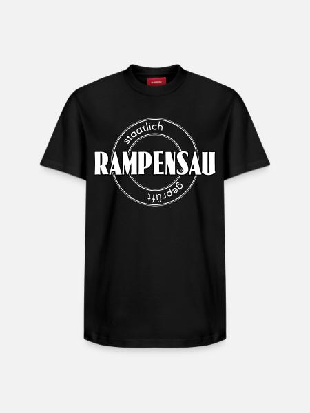 Rampensau - Relaxed Unisex Supima Cotton T-Shirt – von SPREAD - Schwarz