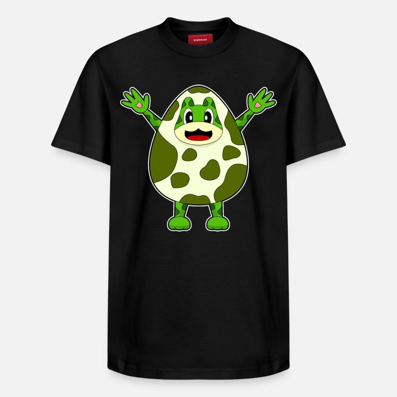 Oeuf de grenouille - T-shirt unisexe décontracté en coton Supima – de SPREAD - noir