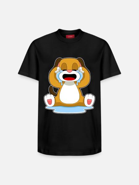 Lacrime di cane - T-shirt unisex con vestibilità rilassata in cotone Supima – di SPREAD - nero