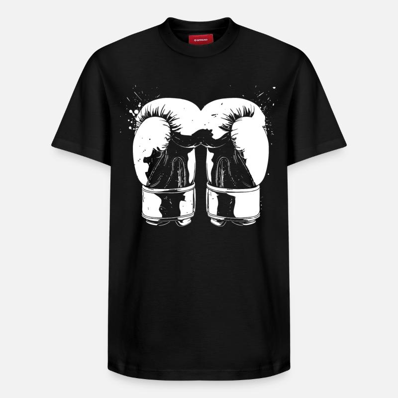Gants de kickboxing Graphic - T-shirt unisexe décontracté en coton Supima – de SPREAD - noir