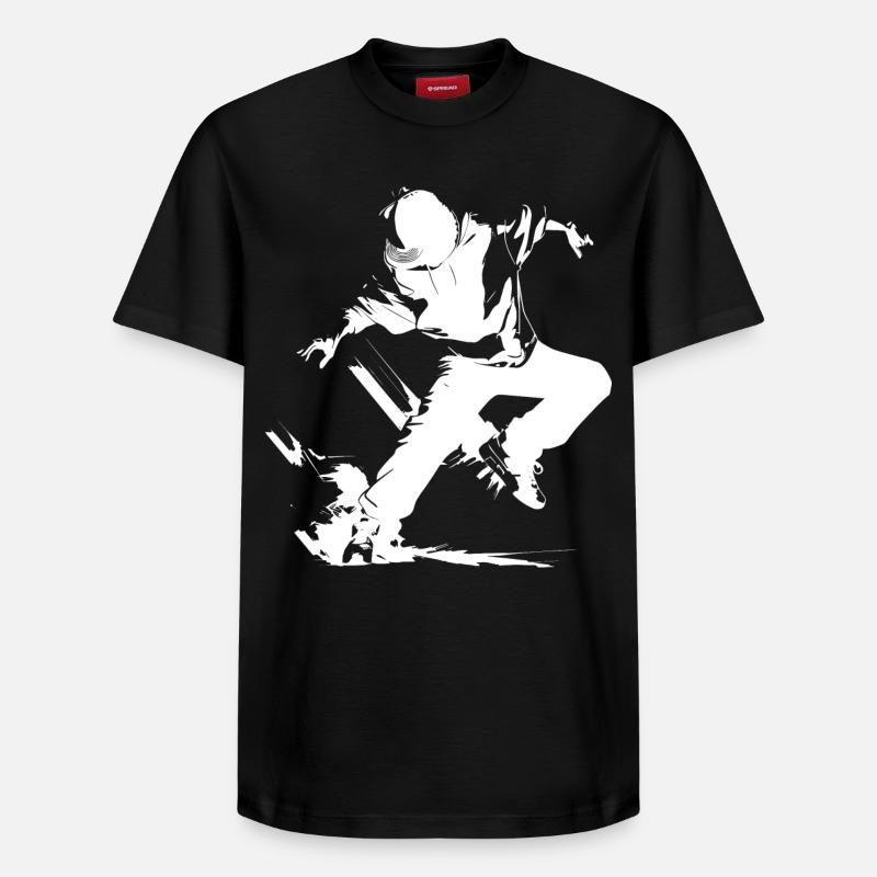 Breakdance Garçon - T-shirt unisexe décontracté en coton Supima – de SPREAD - noir
