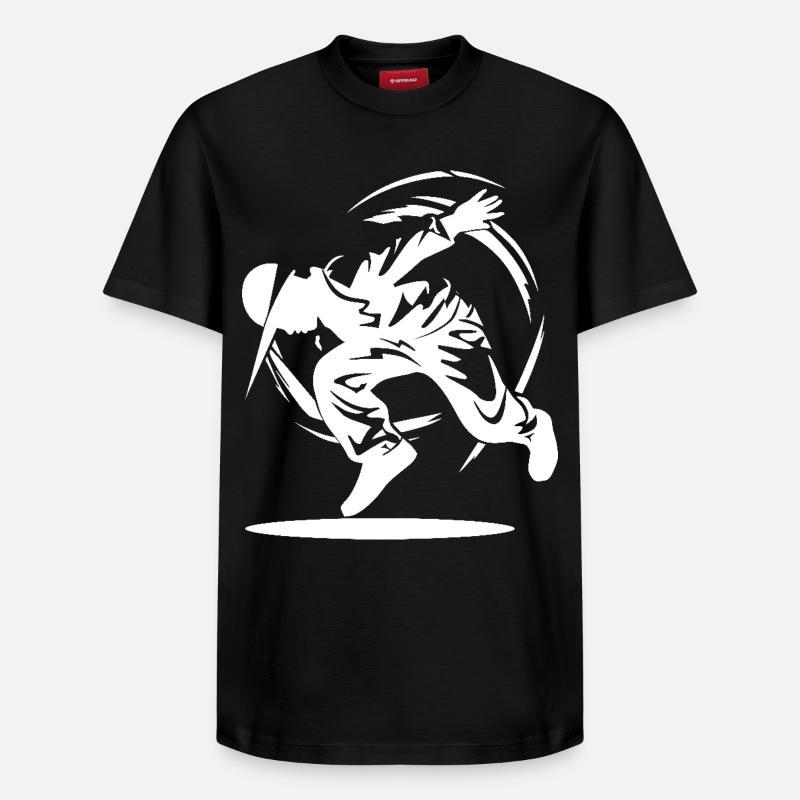 B-Boy - T-shirt unisexe décontracté en coton Supima – de SPREAD - noir