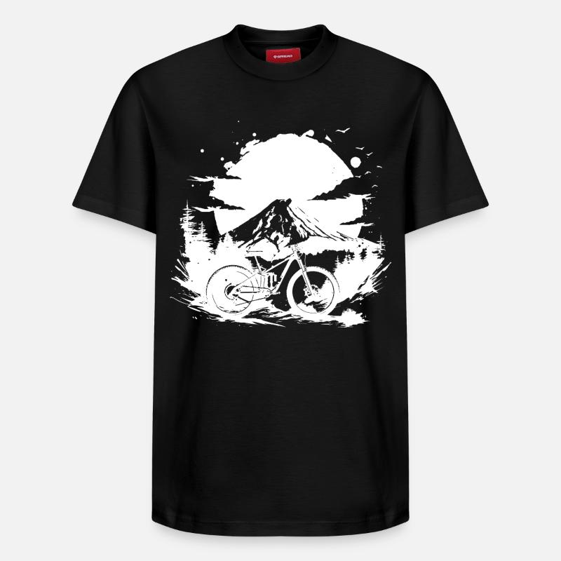 Vtt - T-shirt unisexe décontracté en coton Supima – de SPREAD - noir