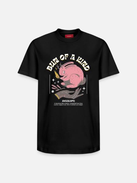Jackalope mystique – Unique et magique - T-shirt unisexe décontracté en coton Supima – de SPREAD - noir