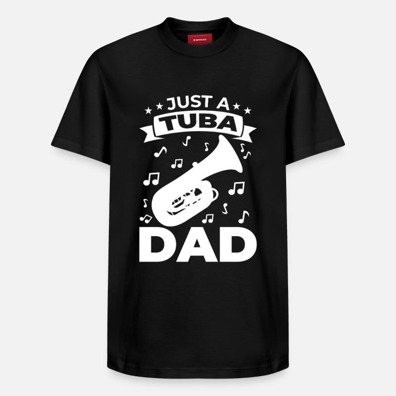 Père tuba - T-shirt unisexe décontracté en coton Supima – de SPREAD - noir