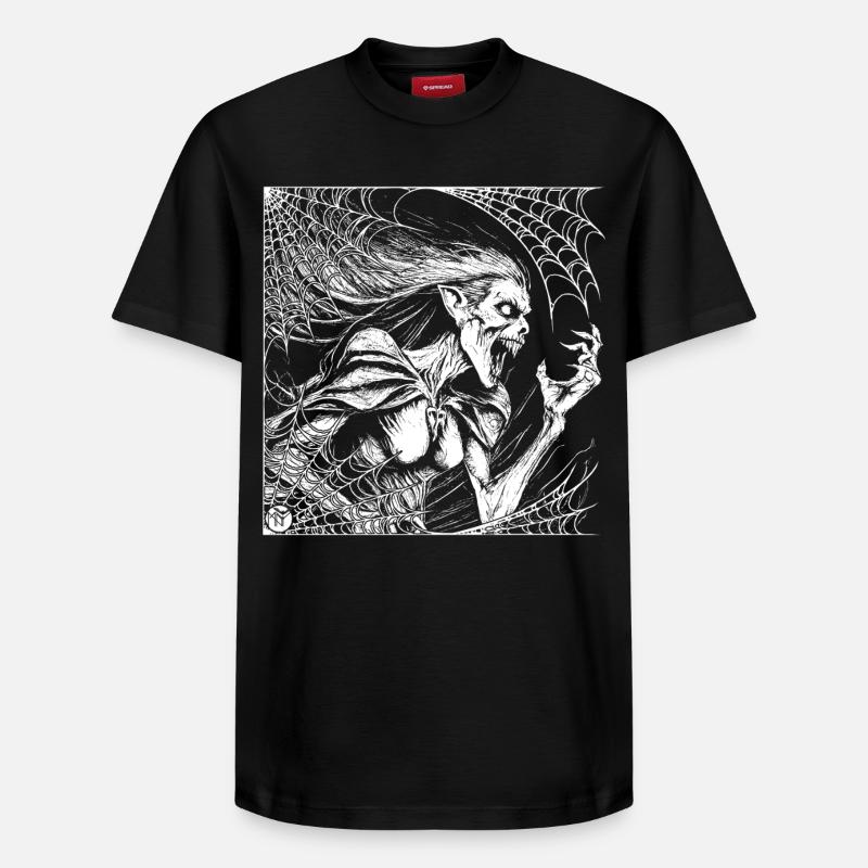 Die Hexe - Relaxed Unisex Supima Cotton T-Shirt – von SPREAD - Schwarz