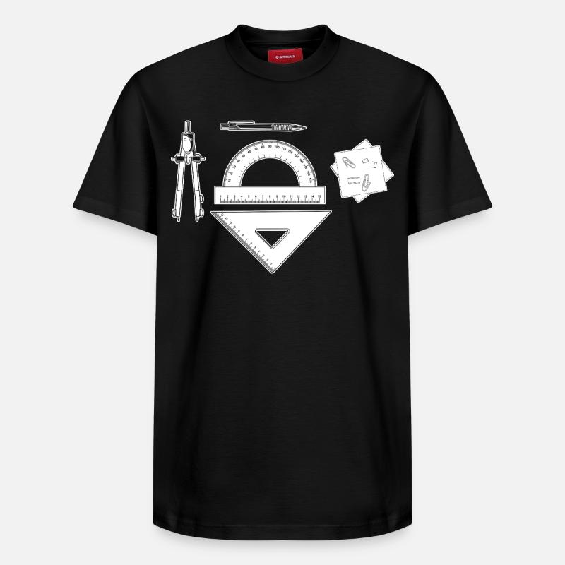 Architect Graphic - Relaxed Unisex Supima Cotton T-Shirt – by SPREAD - black