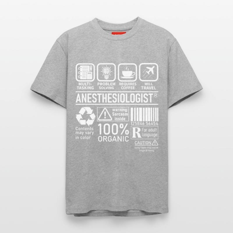 Anesthesiologist multi tasking problem solving Relaxed Unisex Supima Cotton T-Shirt – by SPREAD