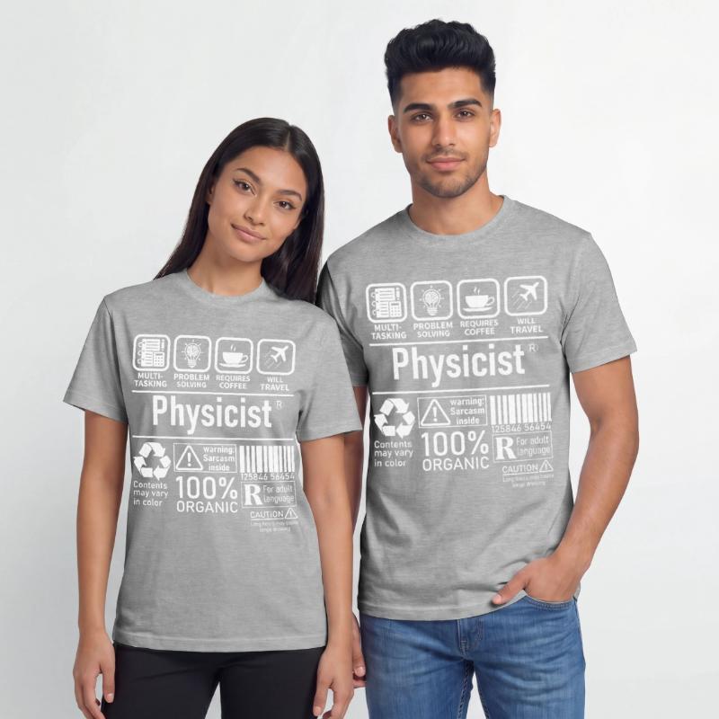 Physicist Specialist multi tasking problem solving Relaxed Unisex Supima Cotton T-Shirt – by SPREAD