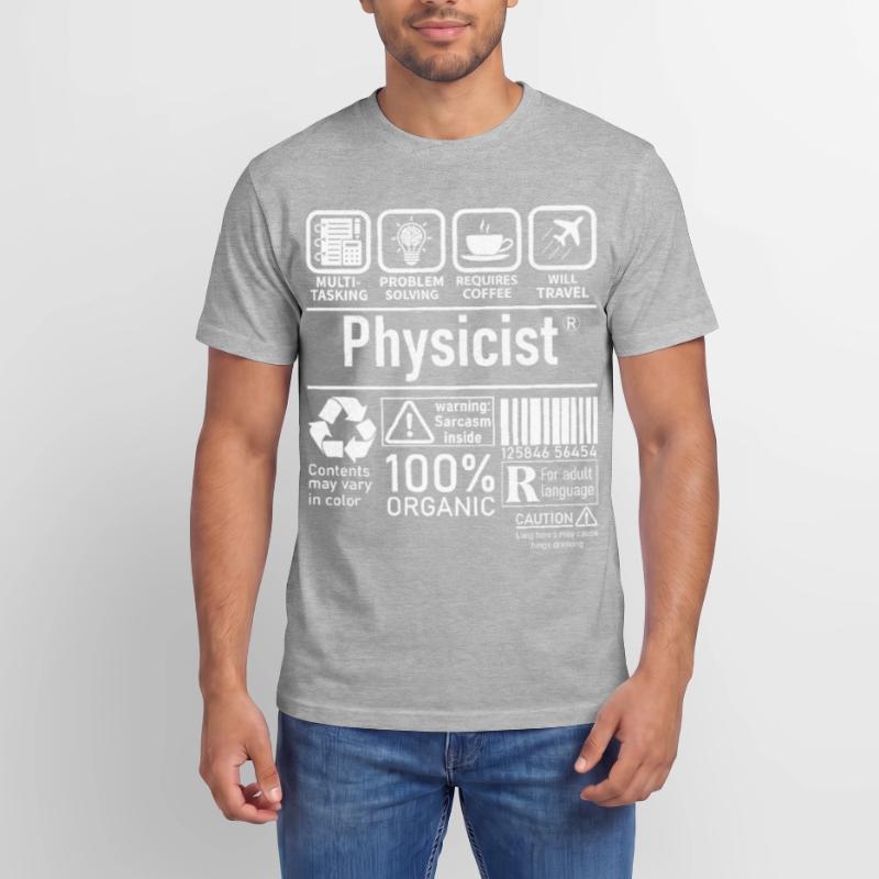 Physicist Specialist multi tasking problem solving Relaxed Unisex Supima Cotton T-Shirt – by SPREAD