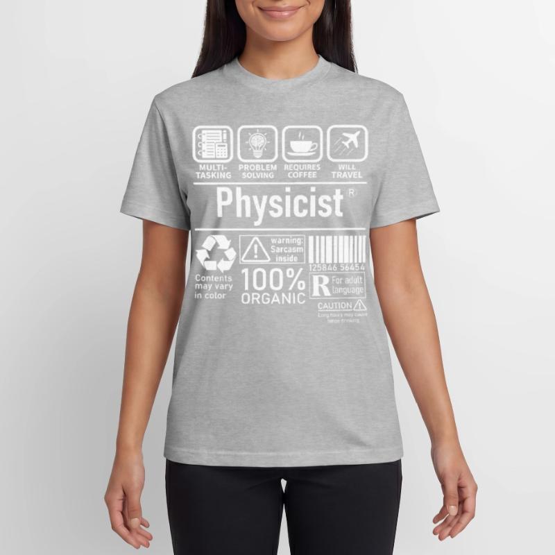 Physicist Specialist multi tasking problem solving Relaxed Unisex Supima Cotton T-Shirt – by SPREAD