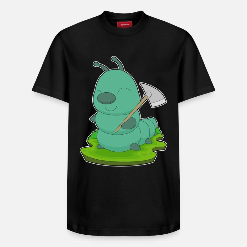 Pioche chenille - T-shirt unisexe décontracté en coton Supima – de SPREAD - noir