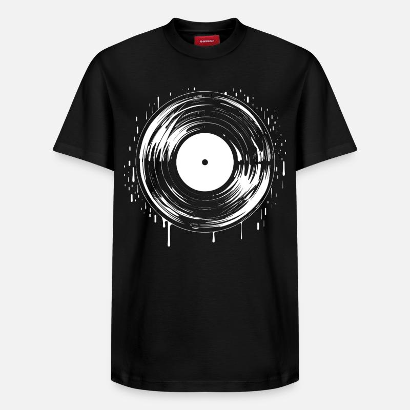 Enregistrer - T-shirt unisexe décontracté en coton Supima – de SPREAD - noir