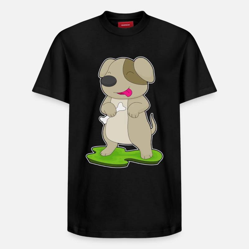 Os de chien - T-shirt unisexe décontracté en coton Supima – de SPREAD - noir