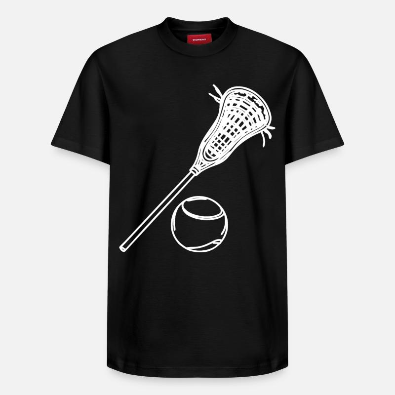 Croquis de crosse - T-shirt unisexe décontracté en coton Supima – de SPREAD - noir