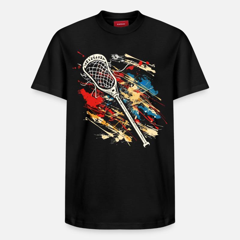 Bâtons de crosse Street Art - T-shirt unisexe décontracté en coton Supima – de SPREAD - noir