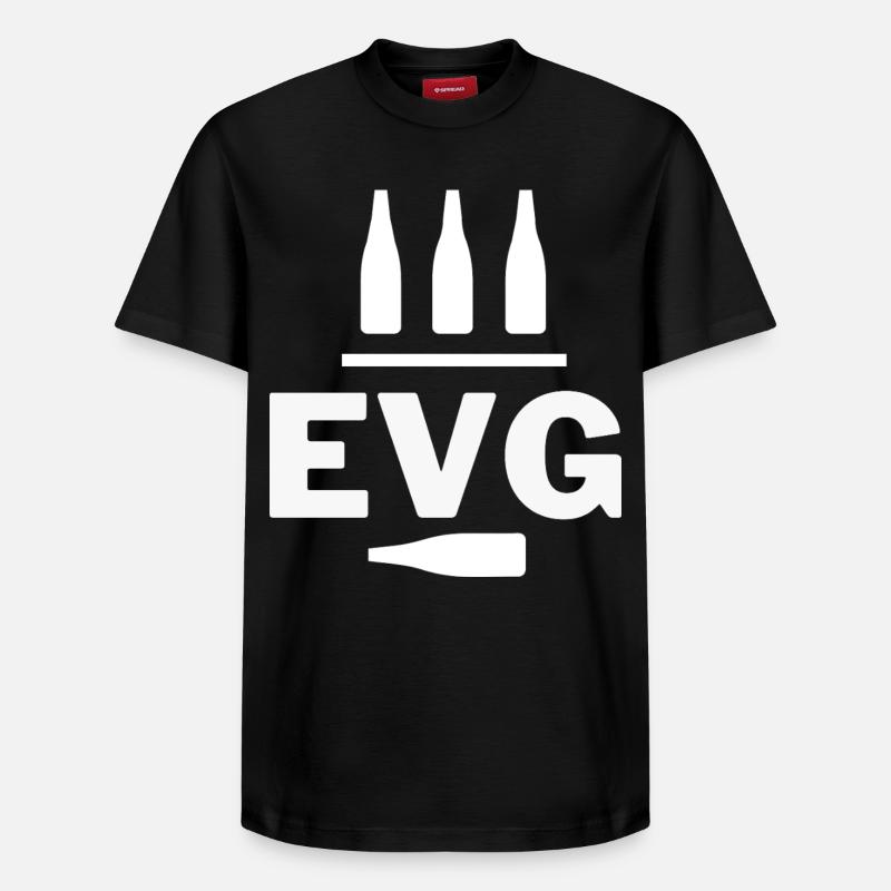 Junggesellenabschied - Relaxed Unisex Supima Cotton T-Shirt – von SPREAD - Schwarz