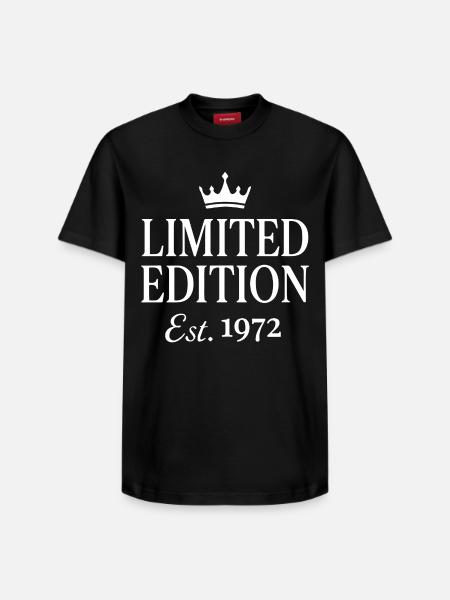 Édition limitée Est 1972 - T-shirt unisexe décontracté en coton Supima – de SPREAD - noir