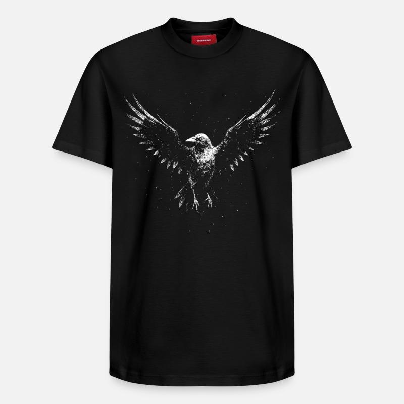 Rabe - Relaxed Unisex Supima Cotton T-Shirt – von SPREAD - Schwarz