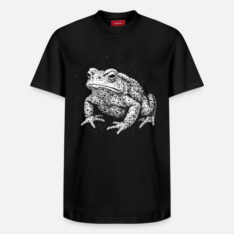 Kröte - Relaxed Unisex Supima Cotton T-Shirt – von SPREAD - Schwarz