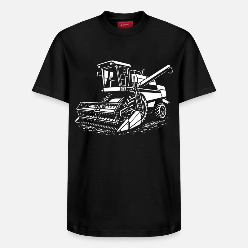Erntekraft pur - Relaxed Unisex Supima Cotton T-Shirt – von SPREAD - Schwarz